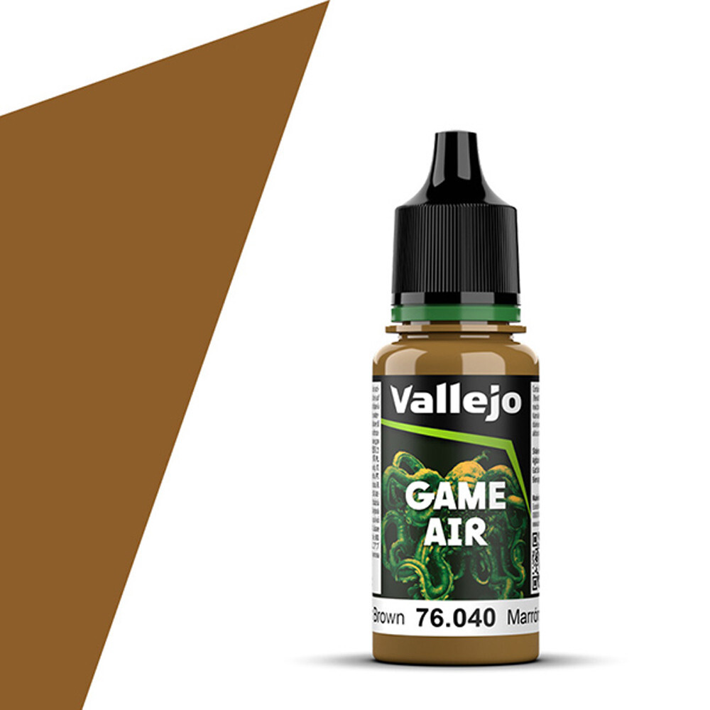 Аксессуары Vallejo Game Air: Leather Brown (18ml)
Аксессуары Vallejo Game Air: Leather Brown (18ml)