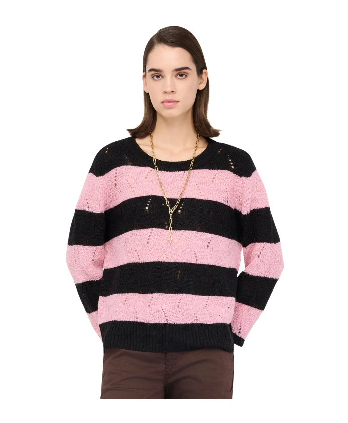 Полосатый свитер из шерсти и альпаки. Liu Jo, мультиколор
Полосатый свитер из шерсти и альпаки. Liu Jo, мультиколор