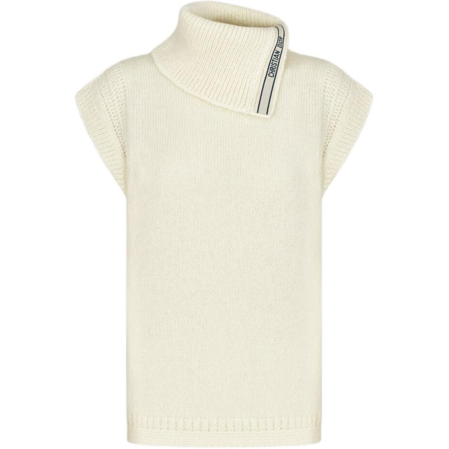 Свитер женский Dior с воротом, белый
Свитер женский Dior с воротом, белый