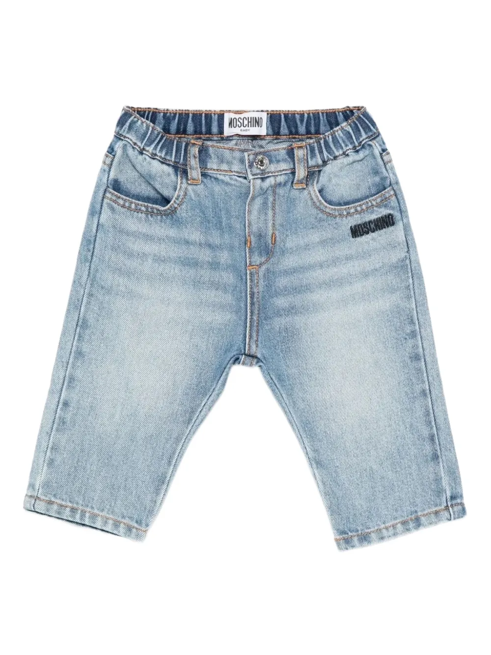 Брюки с нашивками Moschino Kids, синий
Брюки с нашивками Moschino Kids, синий