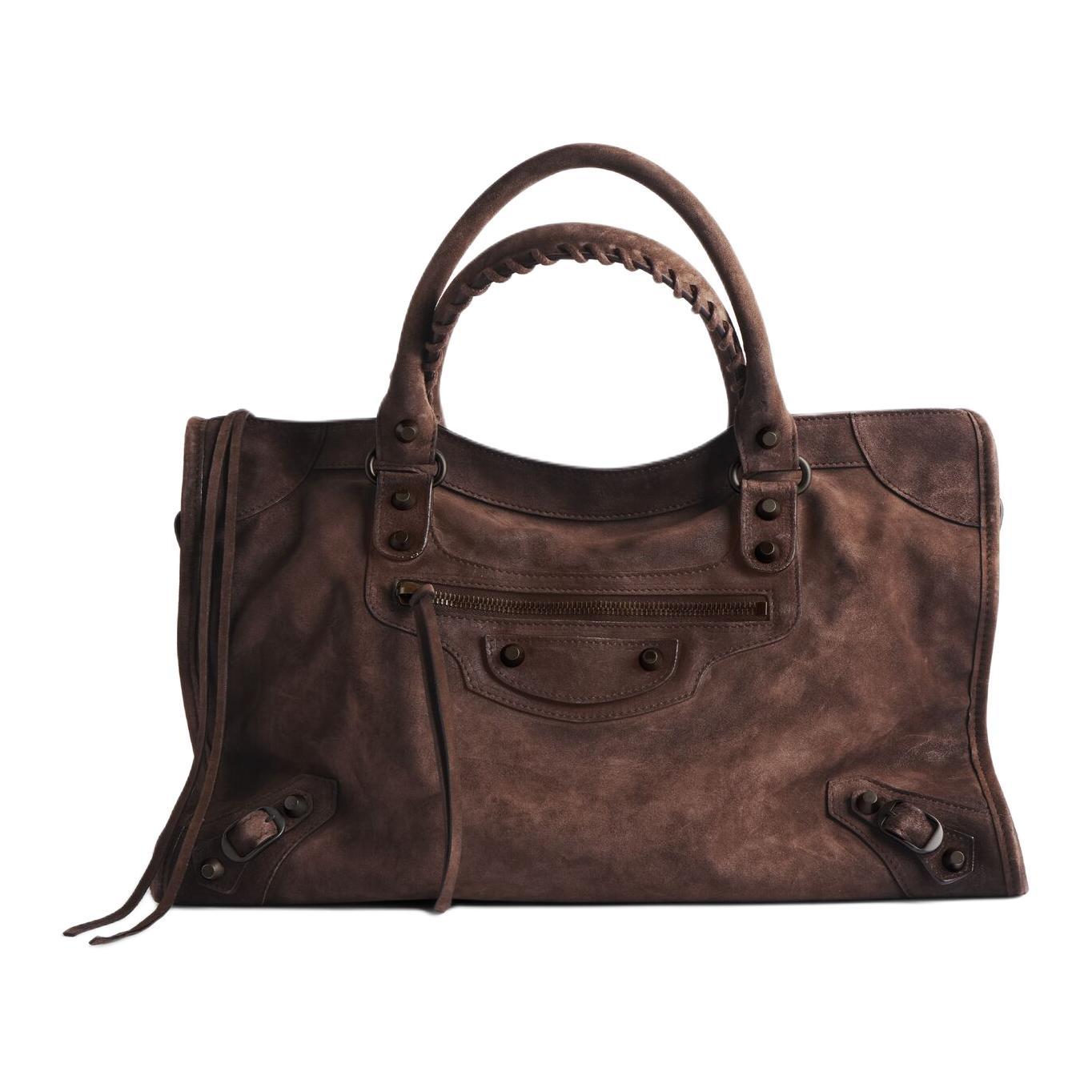 Balenciaga Городская кожаная сумка через плечо из замши среднего размера мужская тёмно-коричневого цвета
Balenciaga Городская кожаная сумка через плечо из замши среднего размера мужская тёмно-коричневого цвета