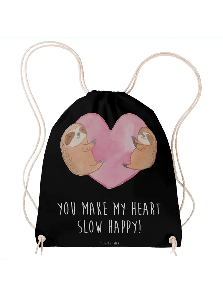 Спортивная сумка Mr & Mrs Panda Sportbeutel Faultiere Herz, черный
Спортивная сумка Mr & Mrs Panda Sportbeutel Faultiere Herz, черный