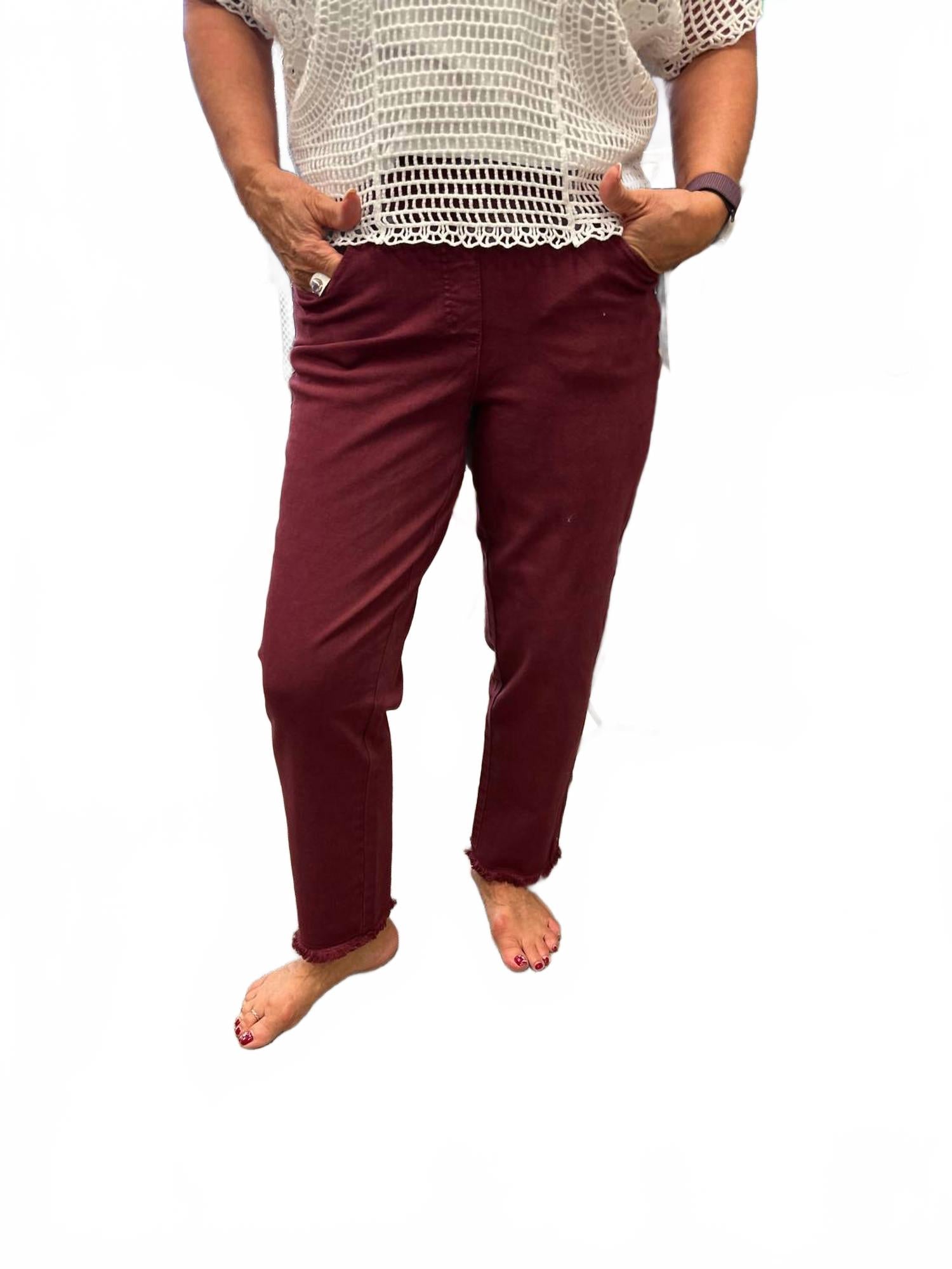 Брюки до щиколотки с бахромой в порту Multiples, Port
Брюки до щиколотки с бахромой в порту Multiples, Port