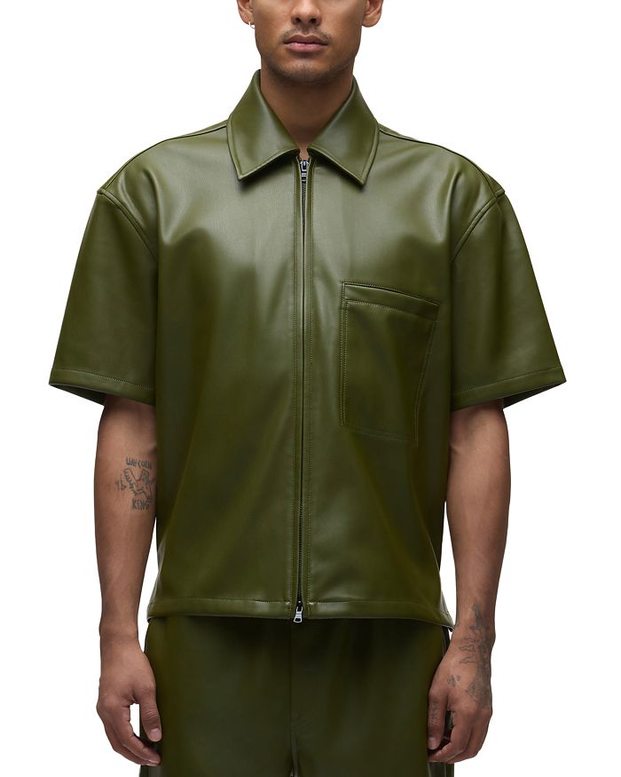 Короткий рукав, рубашка на молнии Hudson, зеленый
Короткий рукав, рубашка на молнии Hudson, зеленый