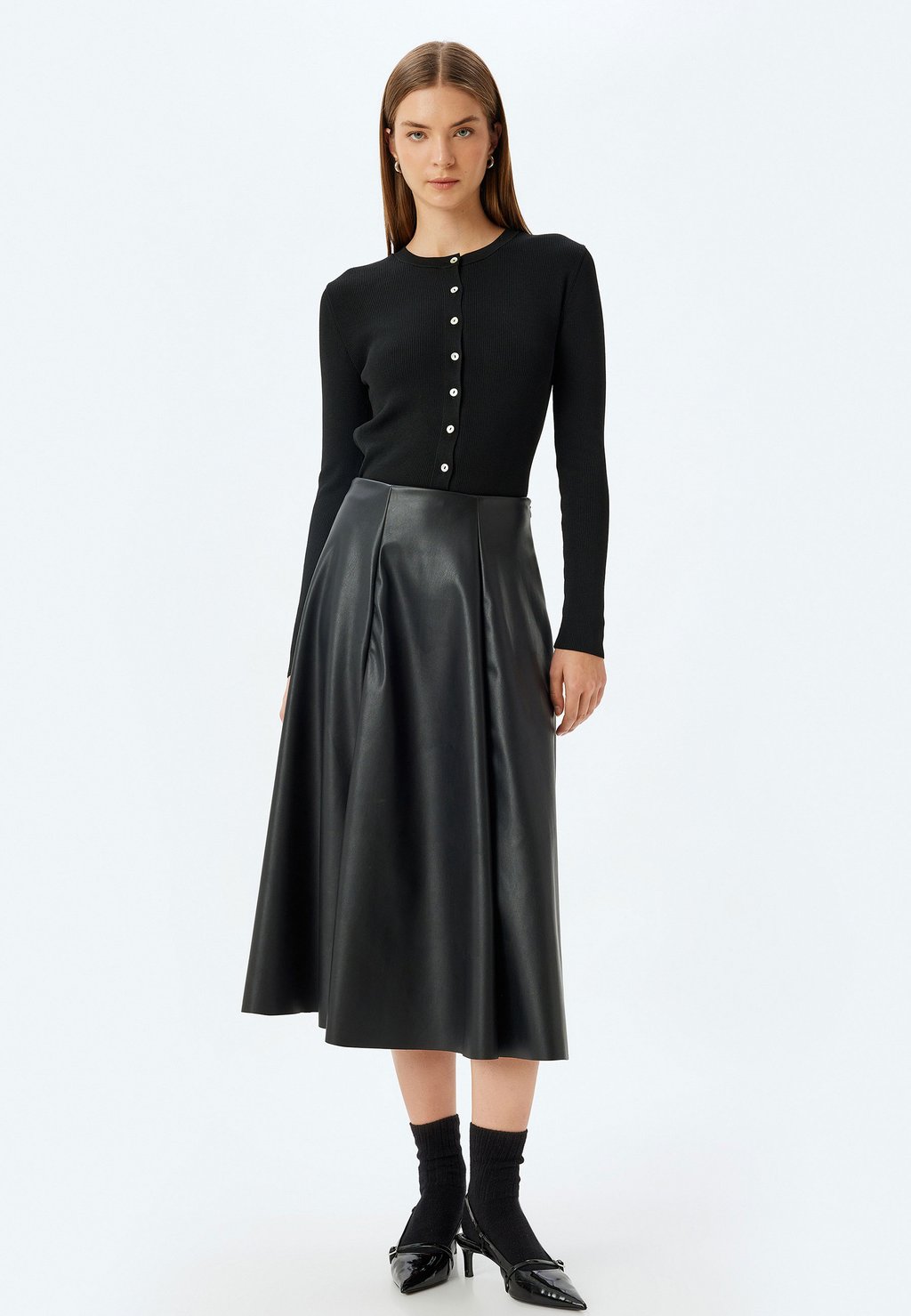 Юбка А-силуэта Koton, черный
Юбка А-силуэта Koton, черный