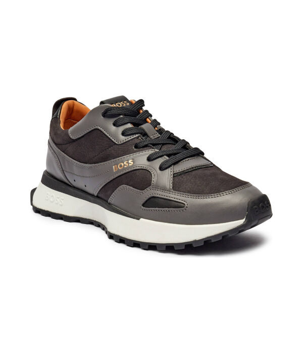 Кроссовки мужские Boss из натуральной кожи, черный
Кроссовки мужские Boss из натуральной кожи, черный