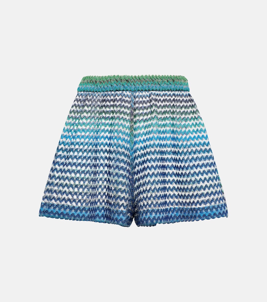 Зигзагообразные шорты Missoni, синий 
Зигзагообразные шорты Missoni, синий