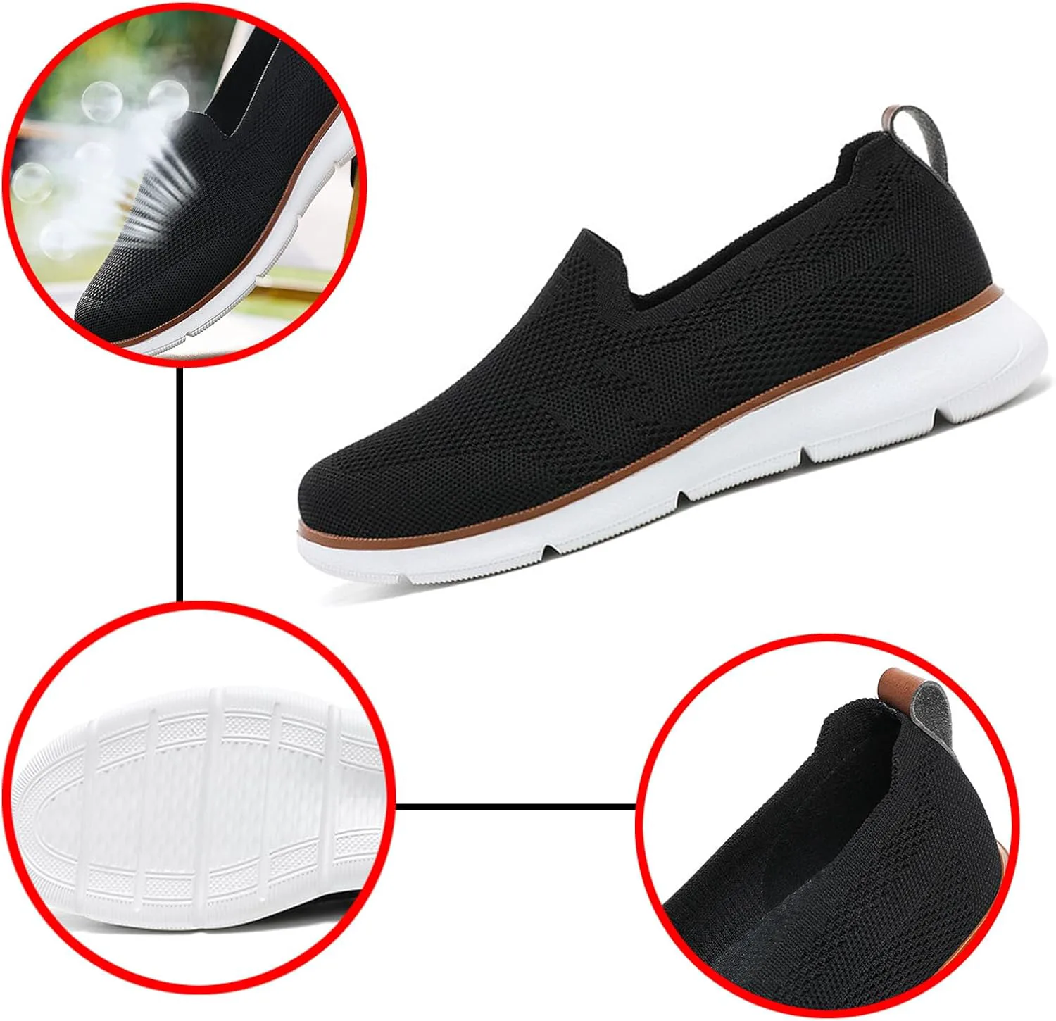 Мужские вязаные дышащие сетчатые кроссовки, удобные легкие слипоны, мягкая повседневная обувь для прогулок, для деловых, вечерних и официальных мероприятий ETORYOOX, бежевый
Мужские вязаные дышащие сетчатые кроссовки, удобные легкие слипоны, мягкая повседневная обувь для прогулок, для деловых, вечерних и официальных мероприятий ETORYOOX, бежевый