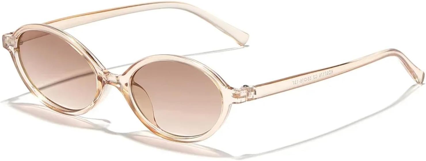 Солнцезащитные очки с защитой от УФ-излучения UV400 | Маленькая овальная оправа | Для женщин и мужчин | Для занятий спортом на открытом воздухе и вождения DSVIGF, Champagne
Солнцезащитные очки с защитой от УФ-излучения UV400 | Маленькая овальная оправа | Для женщин и мужчин | Для занятий спортом на открытом воздухе и вождения DSVIGF, Champagne