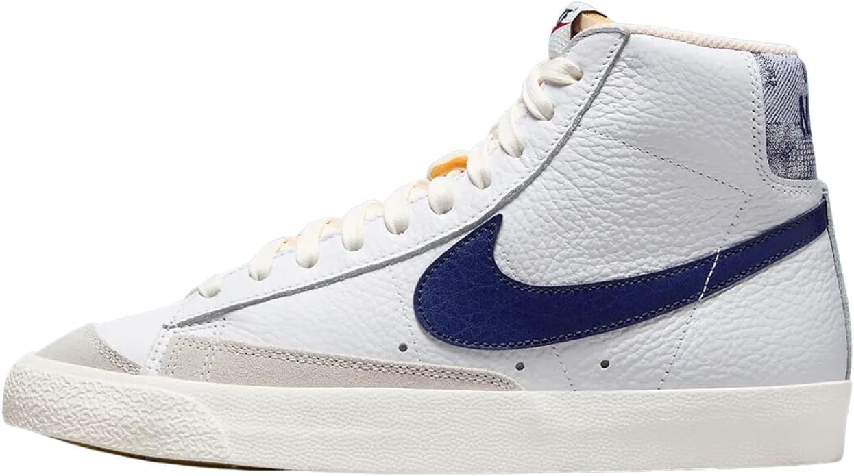 Nike Мужские кроссовки Blazer Mid 77 Vintage, White/Blue
Nike Мужские кроссовки Blazer Mid 77 Vintage, White/Blue