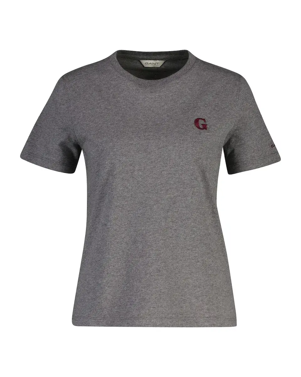 Женская футболка с коротким рукавом из хлопка Gant, серый
Женская футболка с коротким рукавом из хлопка Gant, серый