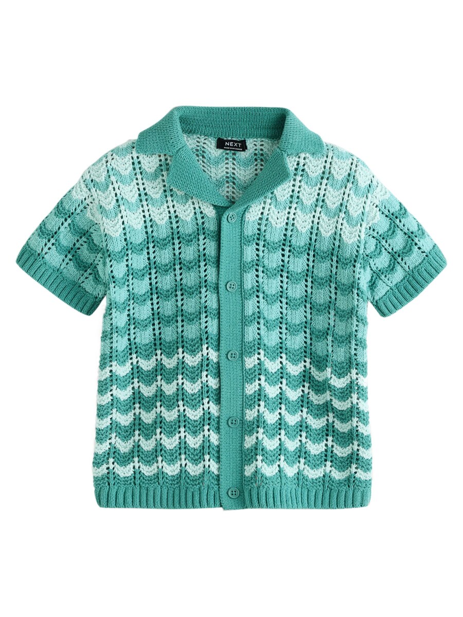 Рубашка Next Strick mit Häkelkragen, цвет Green/Petrol
Рубашка Next Strick mit Häkelkragen, цвет Green/Petrol