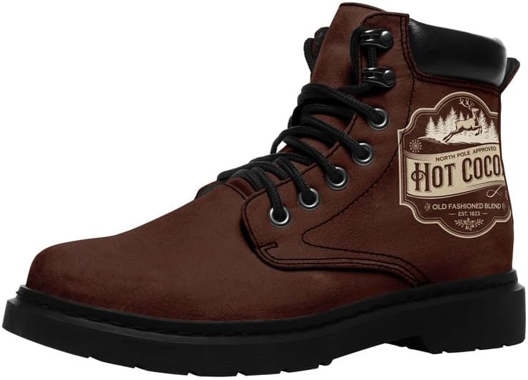 Рождественские ботинки AWSOLE для мужчин и женщин, водонепроницаемые, противоскользящие, тактические, зимние ботинки, обувь с тематикой Санты, черный/красный
Рождественские ботинки AWSOLE для мужчин и женщин, водонепроницаемые, противоскользящие, тактические, зимние ботинки, обувь с тематикой Санты, черный/красный