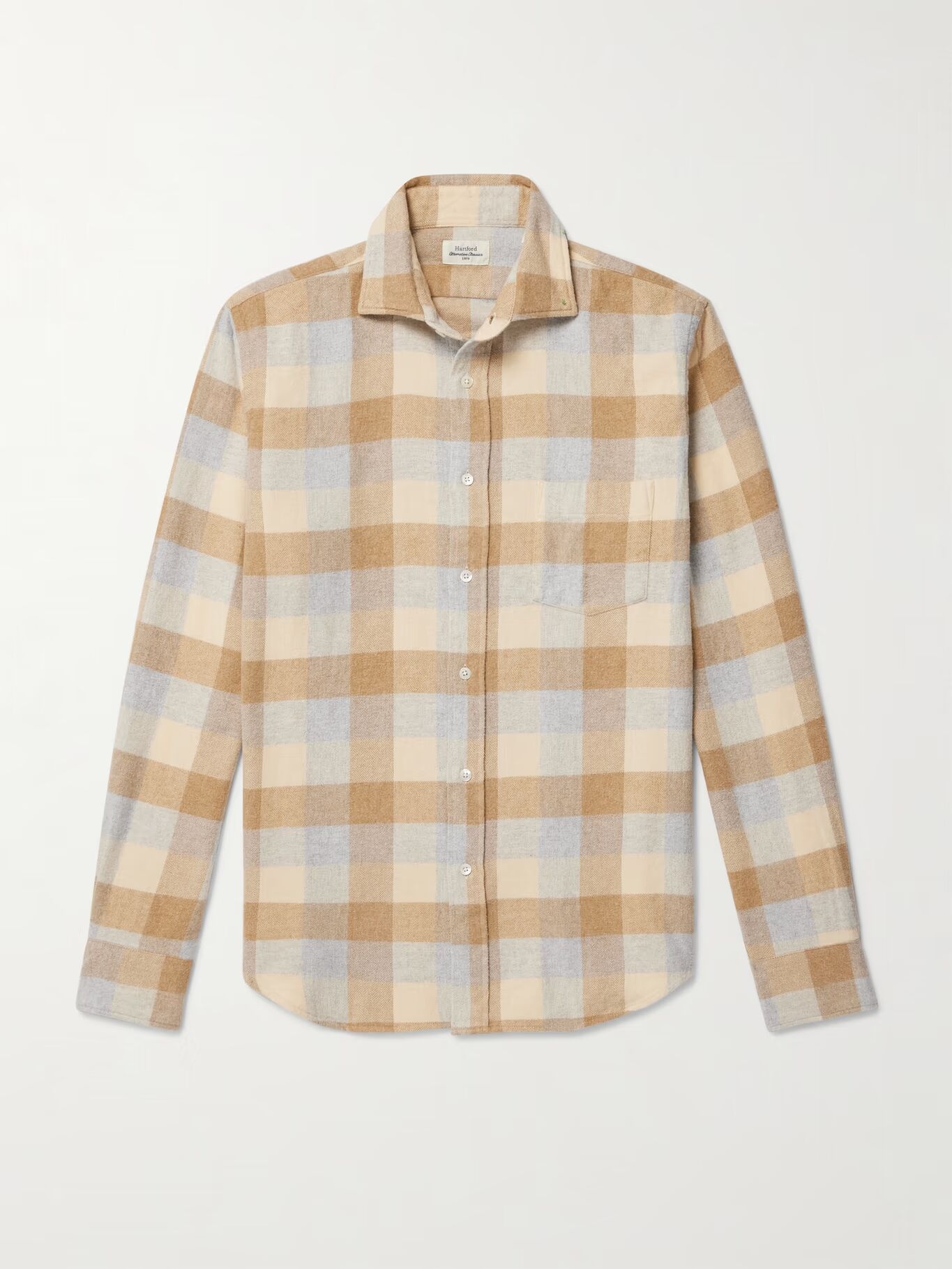 Рубашка из хлопка и фланели в клетку Paul HARTFORD, желтый
Рубашка из хлопка и фланели в клетку Paul HARTFORD, желтый