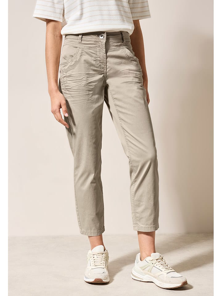 Тканевые брюки Cecil, бежевый 
Тканевые брюки Cecil, бежевый