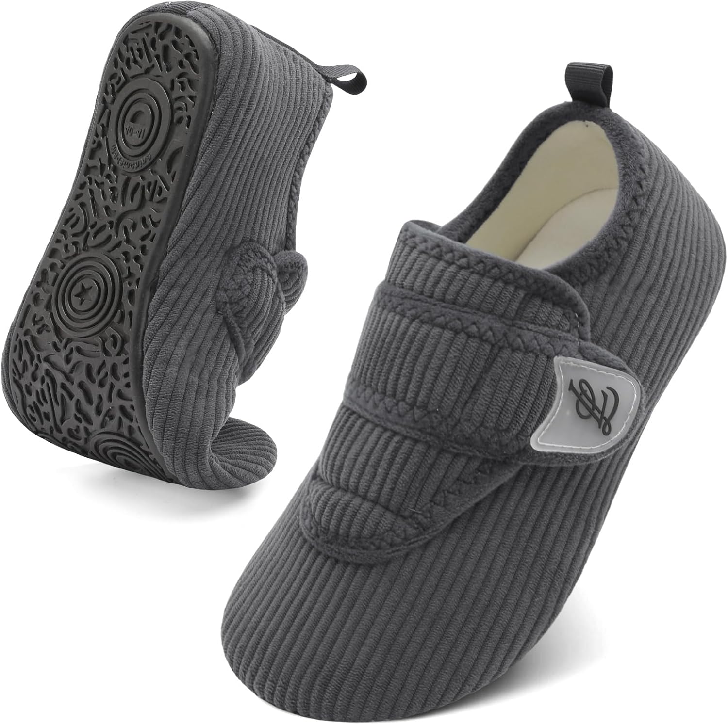 Тапочки LeIsfIt для женщин и мужчин, мягкие домашние тапочки, широкие, босоного, нескользящие, удобные, на стопу, регулируемые, для дома, спальни, путешествий и йоги, темно-серый
Тапочки LeIsfIt для женщин и мужчин, мягкие домашние тапочки, широкие, босоного, нескользящие, удобные, на стопу, регулируемые, для дома, спальни, путешествий и йоги, темно-серый