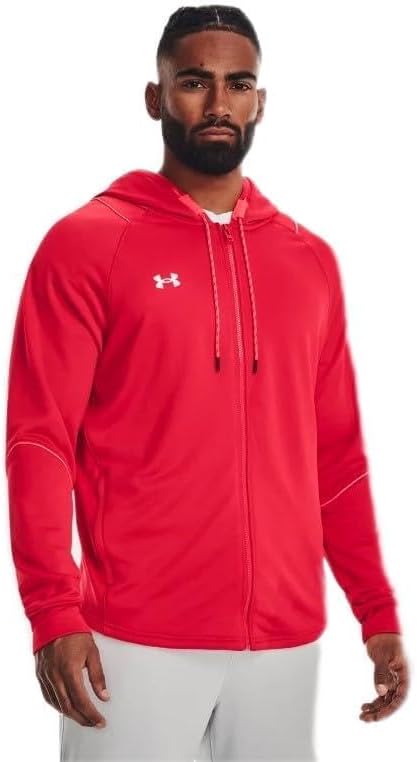 Мужская разминочная куртка на молнии от Under Armour Drive, Red-White
Мужская разминочная куртка на молнии от Under Armour Drive, Red-White