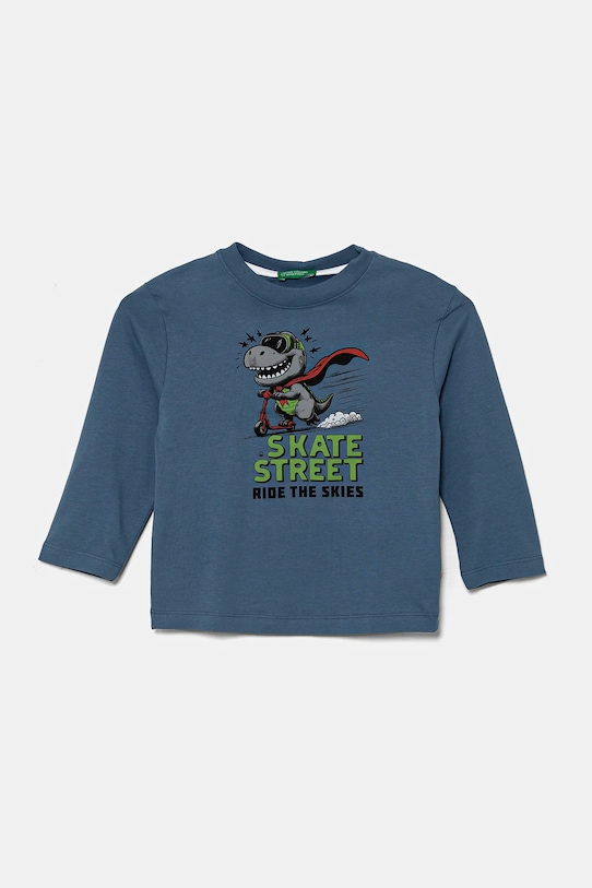 Детская хлопковая водолазка United Colors Of Benetton, синий 
Детская хлопковая водолазка United Colors Of Benetton, синий