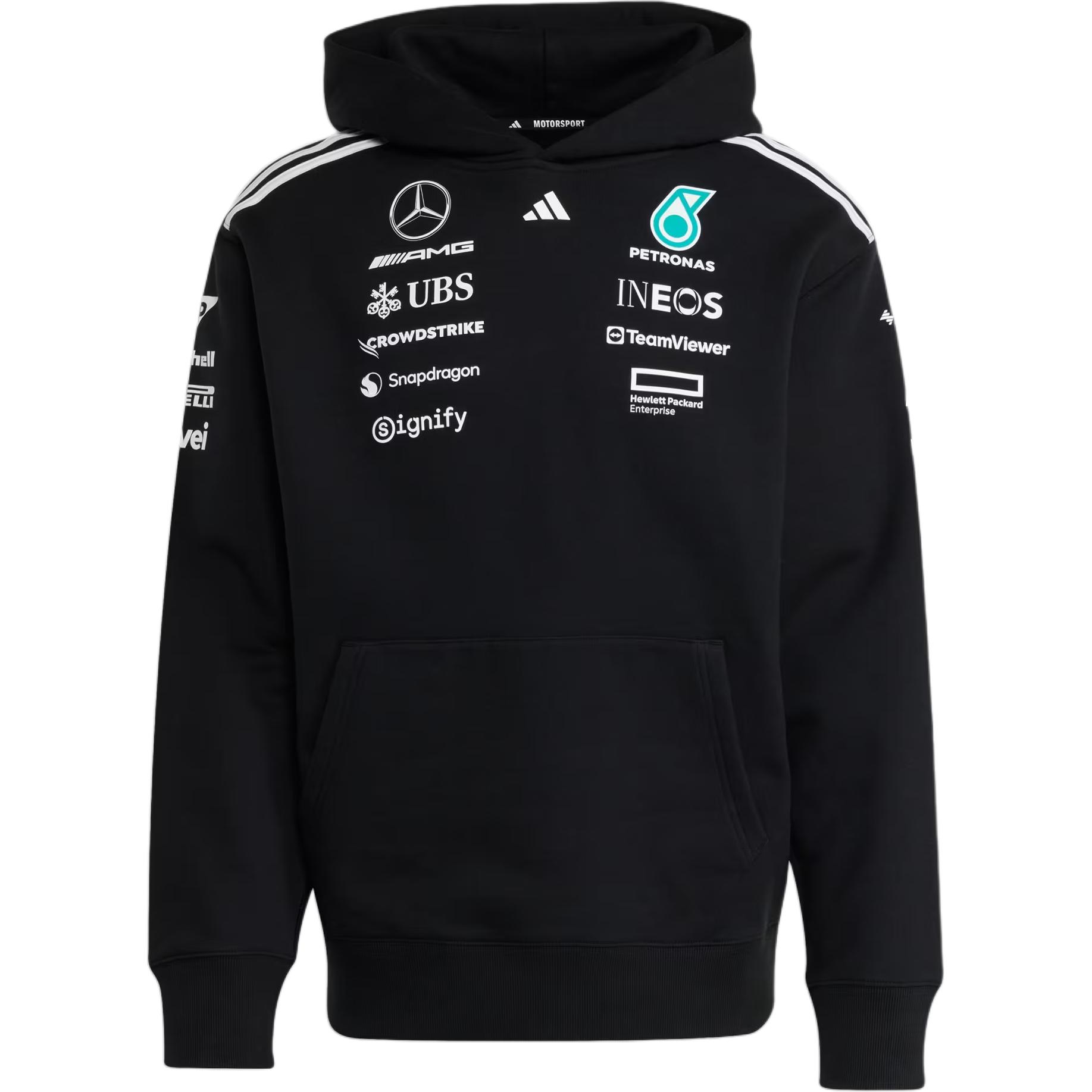 Хлопковый худи Adidas, черный
Хлопковый худи Adidas, черный