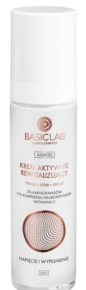 Дневной крем для лица BasicLab Aminis 5% Aminokwasy, 15% Neuropeptydy, 50 мл 
Дневной крем для лица BasicLab Aminis 5% Aminokwasy, 15% Neuropeptydy, 50 мл