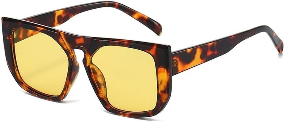 Модные квадратные солнцезащитные очки для женщин в стиле ретро, желто-синие, с защитой от УФ-излучения UV400, для мужчин, трендовые солнцезащитные очки с леопардовым принтом SKFGNX, Leopard Yellow
Модные квадратные солнцезащитные очки для женщин в стиле ретро, желто-синие, с защитой от УФ-излучения UV400, для мужчин, трендовые солнцезащитные очки с леопардовым принтом SKFGNX, Leopard Yellow