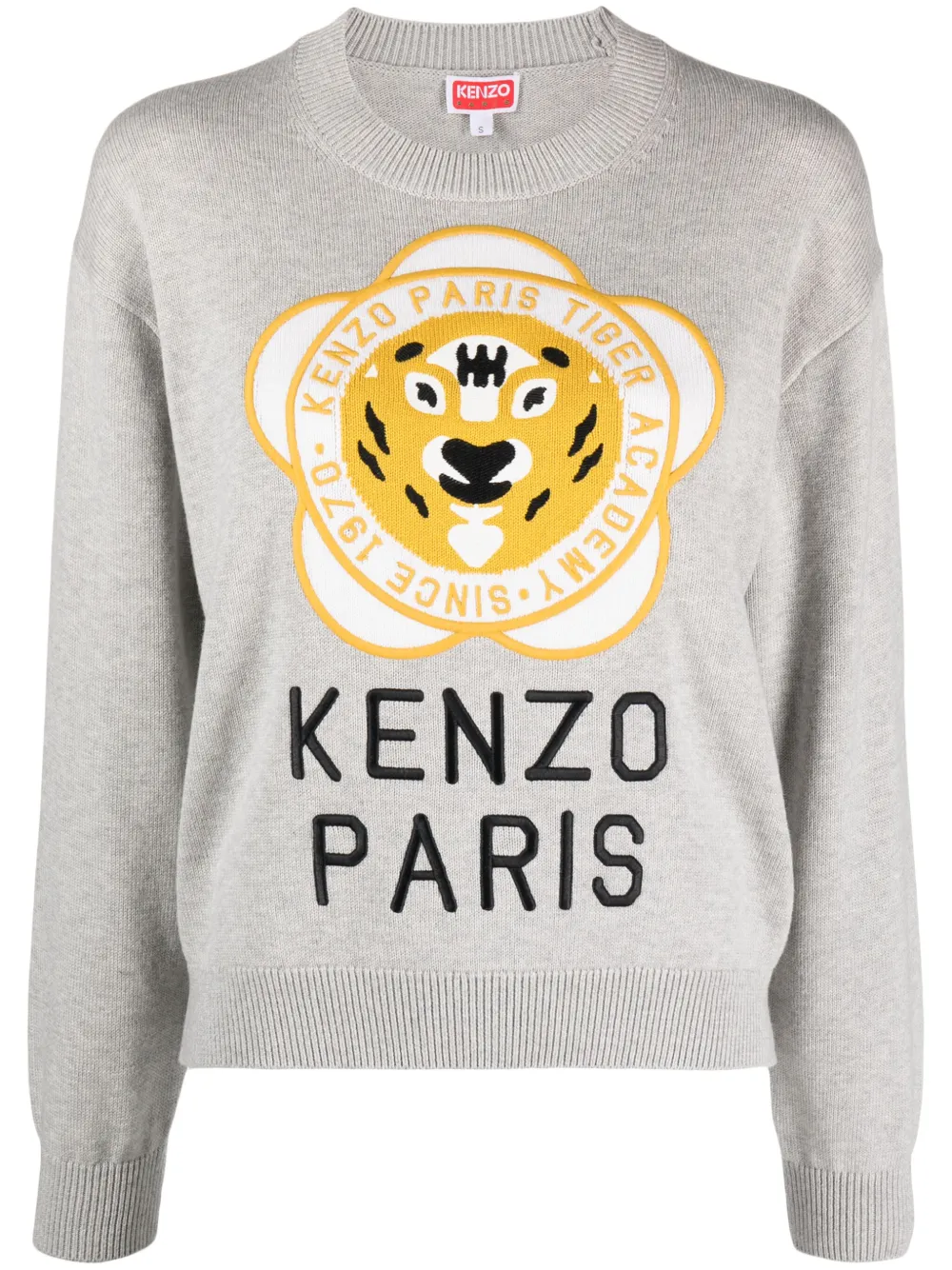Джемпер Tiger Academy KENZO, серый 
Джемпер Tiger Academy KENZO, серый