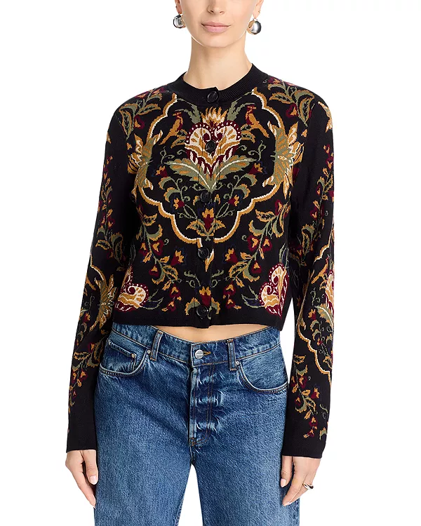 Свитер с величественными сердцами Farm Rio, черный
Свитер с величественными сердцами Farm Rio, черный