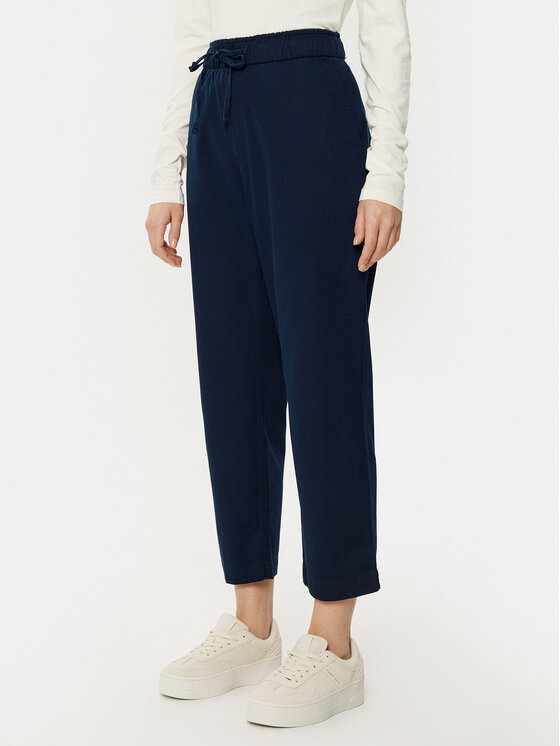 Брюки из ткани прямого кроя Gap, синий
Брюки из ткани прямого кроя Gap, синий