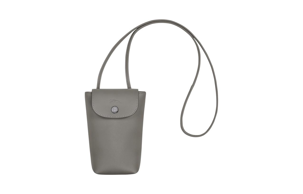 Longchamp Женская сумка-чехол для телефона Le Pliage Xtra из натуральной кожи с отделкой из коровьей кожи, серая
Longchamp Женская сумка-чехол для телефона Le Pliage Xtra из натуральной кожи с отделкой из коровьей кожи, серая