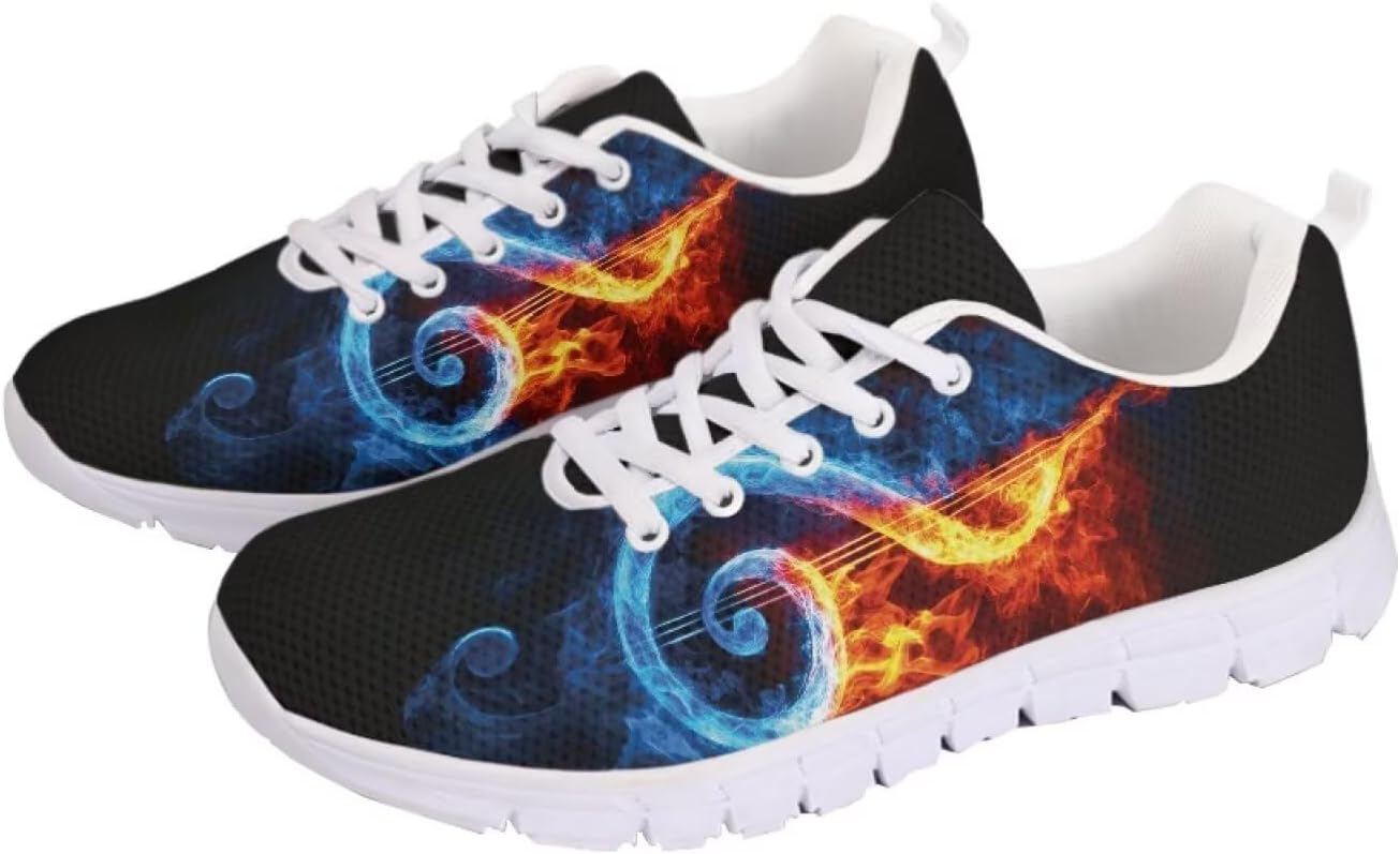 Кроссовки GETELINSENG Унисекс для бега, легкая спортивная обувь с сеткой, шнуровкой, для тенниса и прогулок, Flame Music Note
Кроссовки GETELINSENG Унисекс для бега, легкая спортивная обувь с сеткой, шнуровкой, для тенниса и прогулок, Flame Music Note