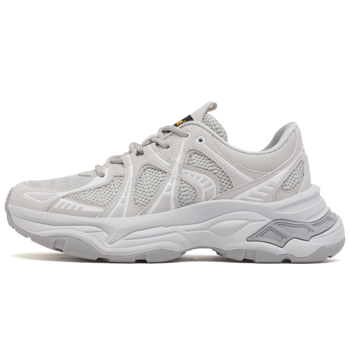 Дышащие легкие низкие массивные кроссовки для увеличения роста для мужчин Lee, Silver 
Дышащие легкие низкие массивные кроссовки для увеличения роста для мужчин Lee, Silver