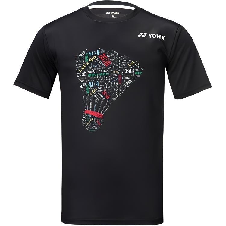 Мужская футболка для бадминтона YONEX, черный
Мужская футболка для бадминтона YONEX, черный