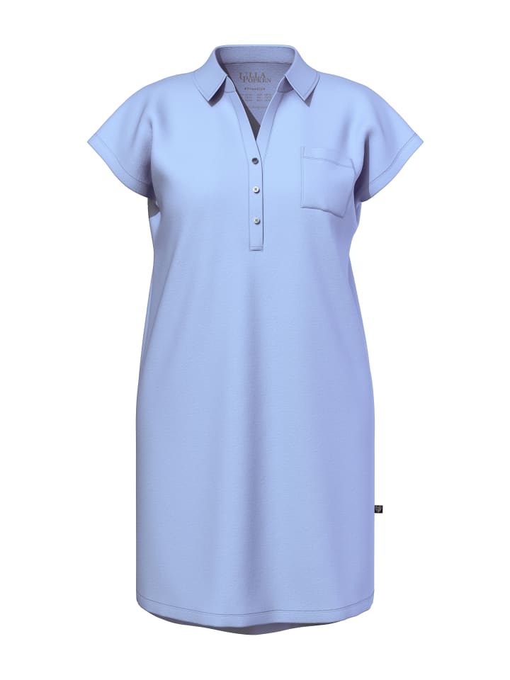 Ночная рубашка морозно-синего цвета Ulla Popken
Ночная рубашка морозно-синего цвета Ulla Popken