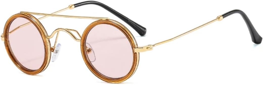 Популярные модные маленькие круглые солнцезащитные очки для женщин в винтажном стиле, металл, панк, мужские очки с прозрачными линзами Ocean Lens UV400 UUPTTPL, Tea Champagne
Популярные модные маленькие круглые солнцезащитные очки для женщин в винтажном стиле, металл, панк, мужские очки с прозрачными линзами Ocean Lens UV400 UUPTTPL, Tea Champagne