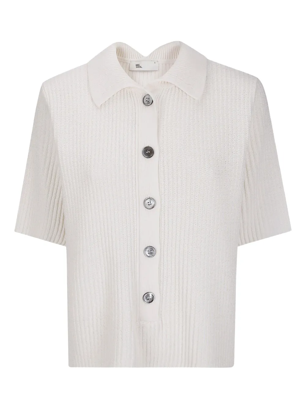 Рубашка поло в рубчик с короткими рукавами Sibel Saral, белый
Рубашка поло в рубчик с короткими рукавами Sibel Saral, белый