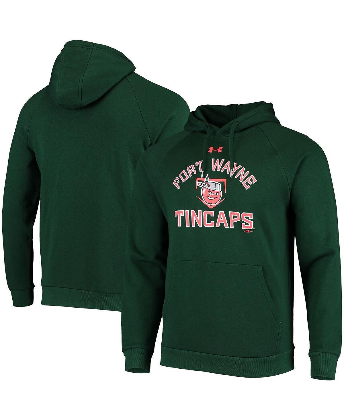 Мужской зеленый флисовый пуловер с капюшоном реглан Fort Wayne TinCaps на весь день Under Armour 
Мужской зеленый флисовый пуловер с капюшоном реглан Fort Wayne TinCaps на весь день Under Armour