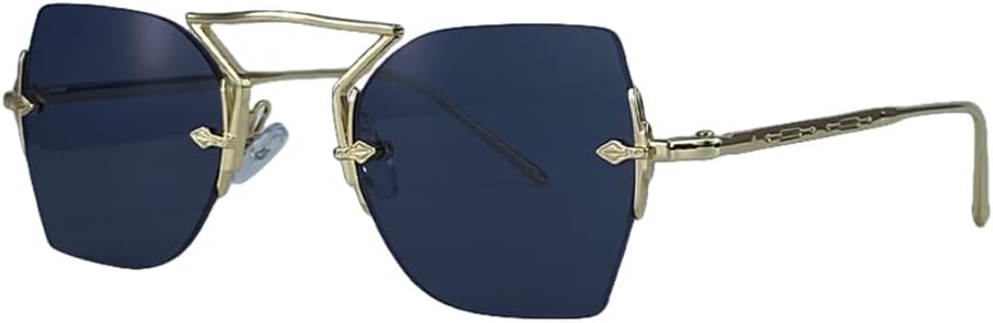 Винтажные солнцезащитные очки в металлической оправе без оправы для женщин, роскошные классические очки в стиле стимпанк с многоугольными линзами, модные солнцезащитные очки для улицы UUPTTPL, C1goldgray
Винтажные солнцезащитные очки в металлической оправе без оправы для женщин, роскошные классические очки в стиле стимпанк с многоугольными линзами, модные солнцезащитные очки для улицы UUPTTPL, C1goldgray