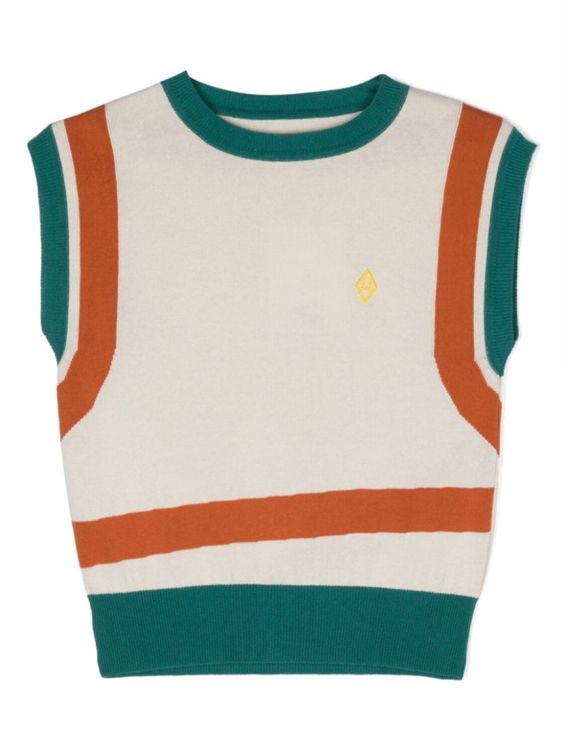 The Animals Observatory жилет с контрастной окантовкой, белый
The Animals Observatory жилет с контрастной окантовкой, белый