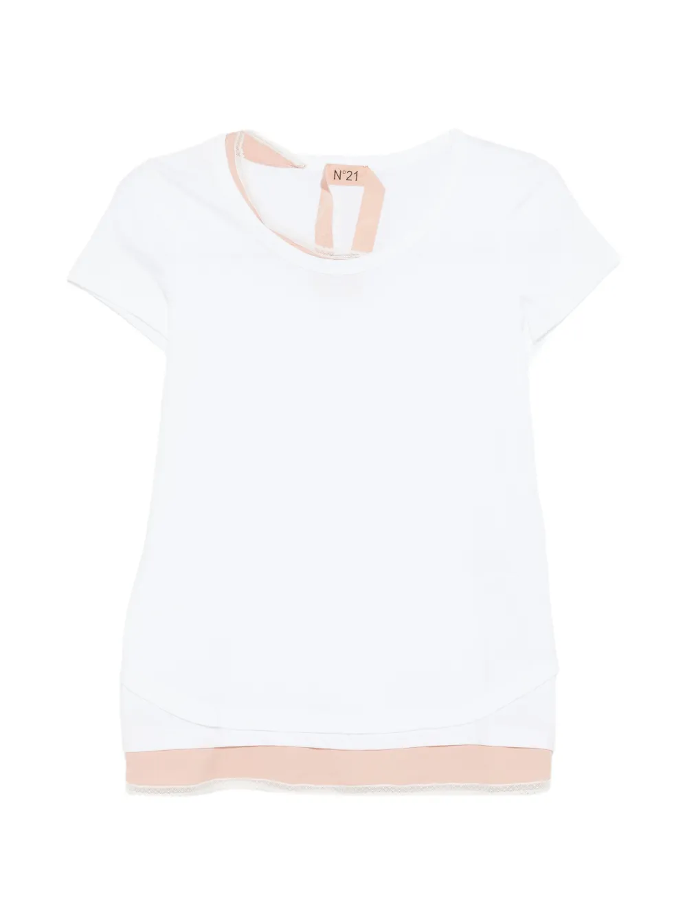 Футболка с кружевной отделкой Nº21, белый
Футболка с кружевной отделкой Nº21, белый