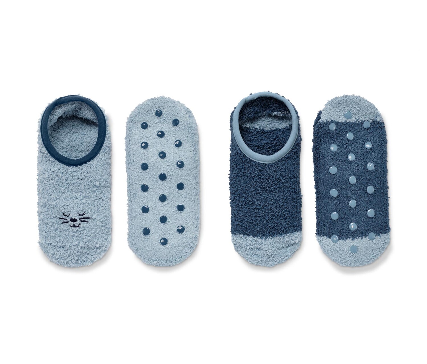 Две пары носков-тапочек Tchibo
Две пары носков-тапочек Tchibo