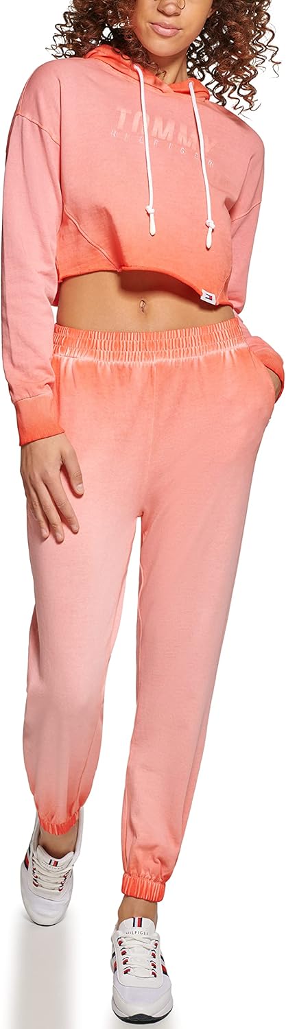 Женская укороченная толстовка с капюшоном Tommy Hilfiger с завязанным логотипом, Hot Coral
Женская укороченная толстовка с капюшоном Tommy Hilfiger с завязанным логотипом, Hot Coral