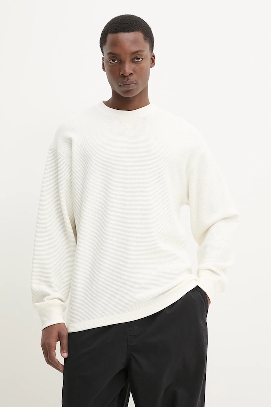 Хлопковая толстовка Vans, бежевый
Хлопковая толстовка Vans, бежевый