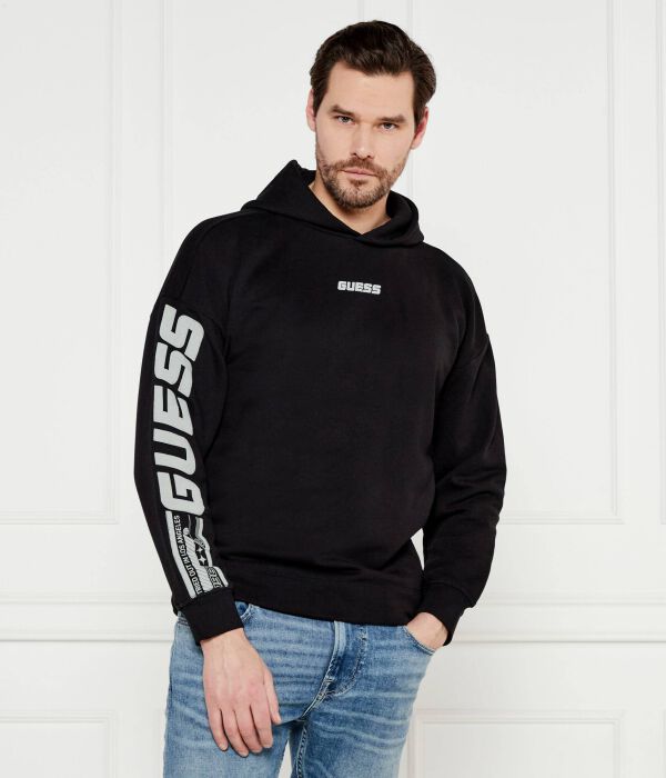 Свитер для части Oversize fit Guess Active, черный 
Свитер для части Oversize fit Guess Active, черный