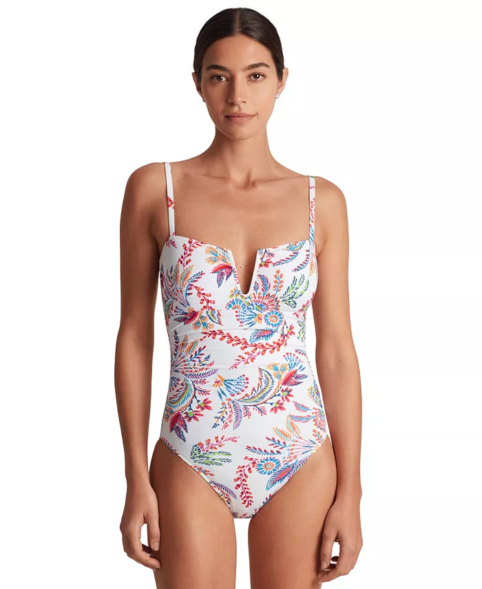 Женский купальник слитный с принтом Lauren Ralph Lauren, мультиколор
Женский купальник слитный с принтом Lauren Ralph Lauren, мультиколор