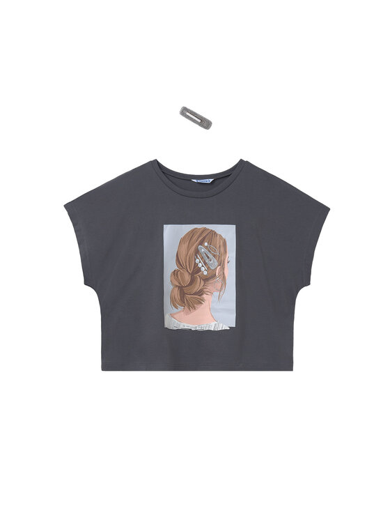 Футболка свободного кроя 6021 Mayoral, серый
Футболка свободного кроя 6021 Mayoral, серый