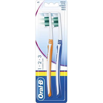 Зубная щетка Oral B 1.2.3 Classic Care — двойная упаковка, Oral-B
Зубная щетка Oral B 1.2.3 Classic Care — двойная упаковка, Oral-B
