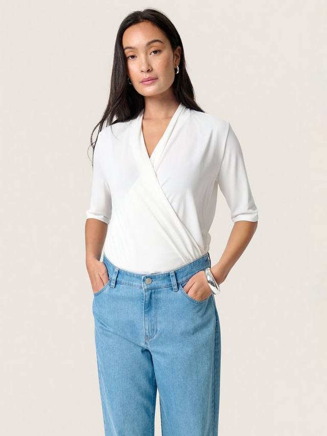 Блузка с запахом columbine с коротким рукавом Soaked In Luxury, цвет Broken White
Блузка с запахом columbine с коротким рукавом Soaked In Luxury, цвет Broken White