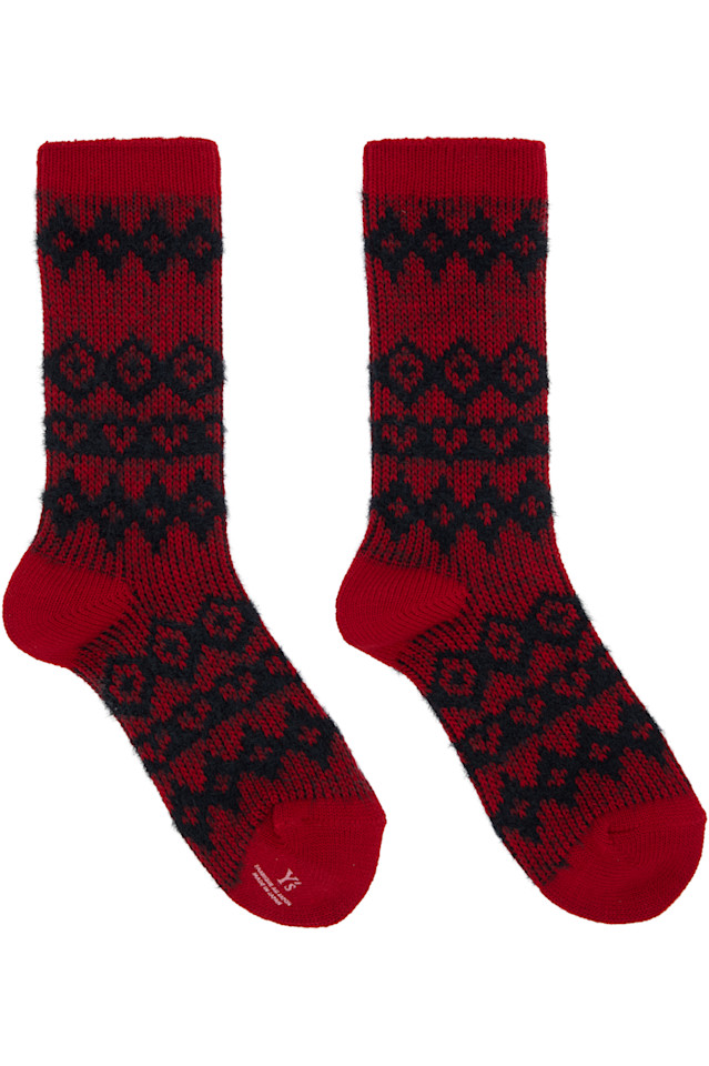 Скандинавские носки Y'S, красный
Скандинавские носки Y'S, красный