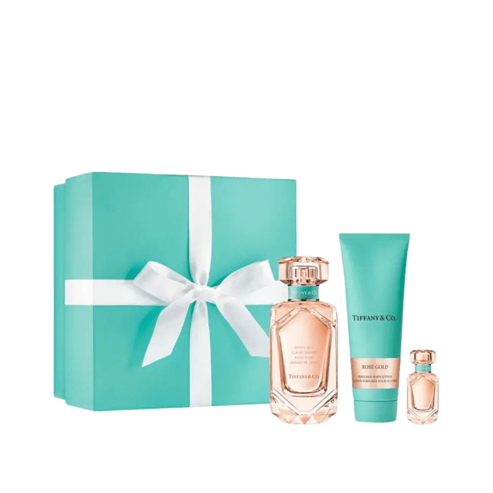 TIFFANY & CO. Набор духов Rose Gold Exclusive Box для женщин: парфюмерная вода EDP 75 мл + лосьон для тела 100 мл + дорожный размер 5 мл
TIFFANY & CO. Набор духов Rose Gold Exclusive Box для женщин: парфюмерная вода EDP 75 мл + лосьон для тела 100 мл + дорожный размер 5 мл