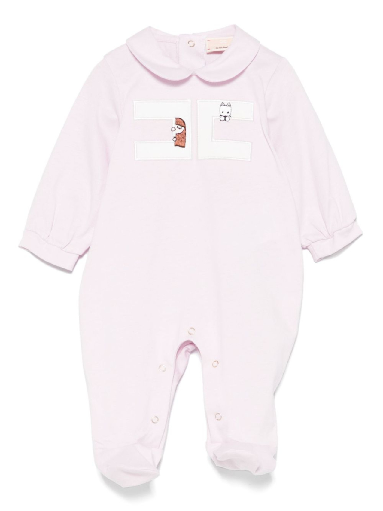 Elisabetta Franchi La Mia Bambina пижама с вышитым логотипом, фиолетовый 
Elisabetta Franchi La Mia Bambina пижама с вышитым логотипом, фиолетовый